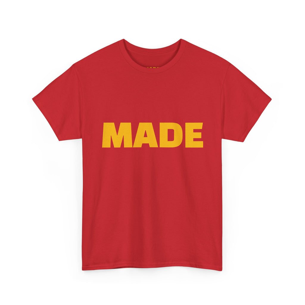 Made Statement Unisex Heavy Cotton Tee | Casual Wear, Gift for Creatives, Festival Tee, Summer Style, Everyday Comfort