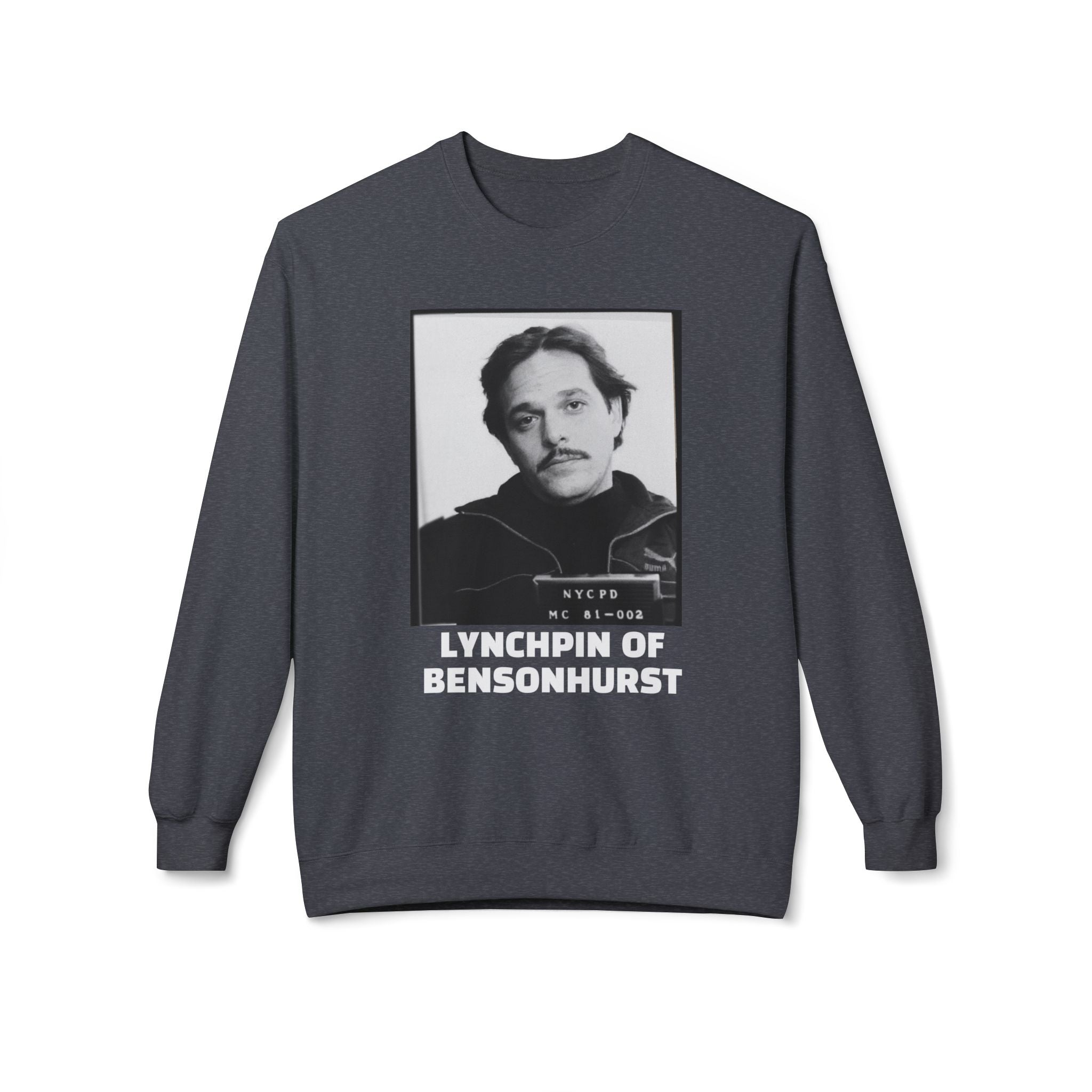Mug Shot Vintage Portrait Crewneck Sweatshirt