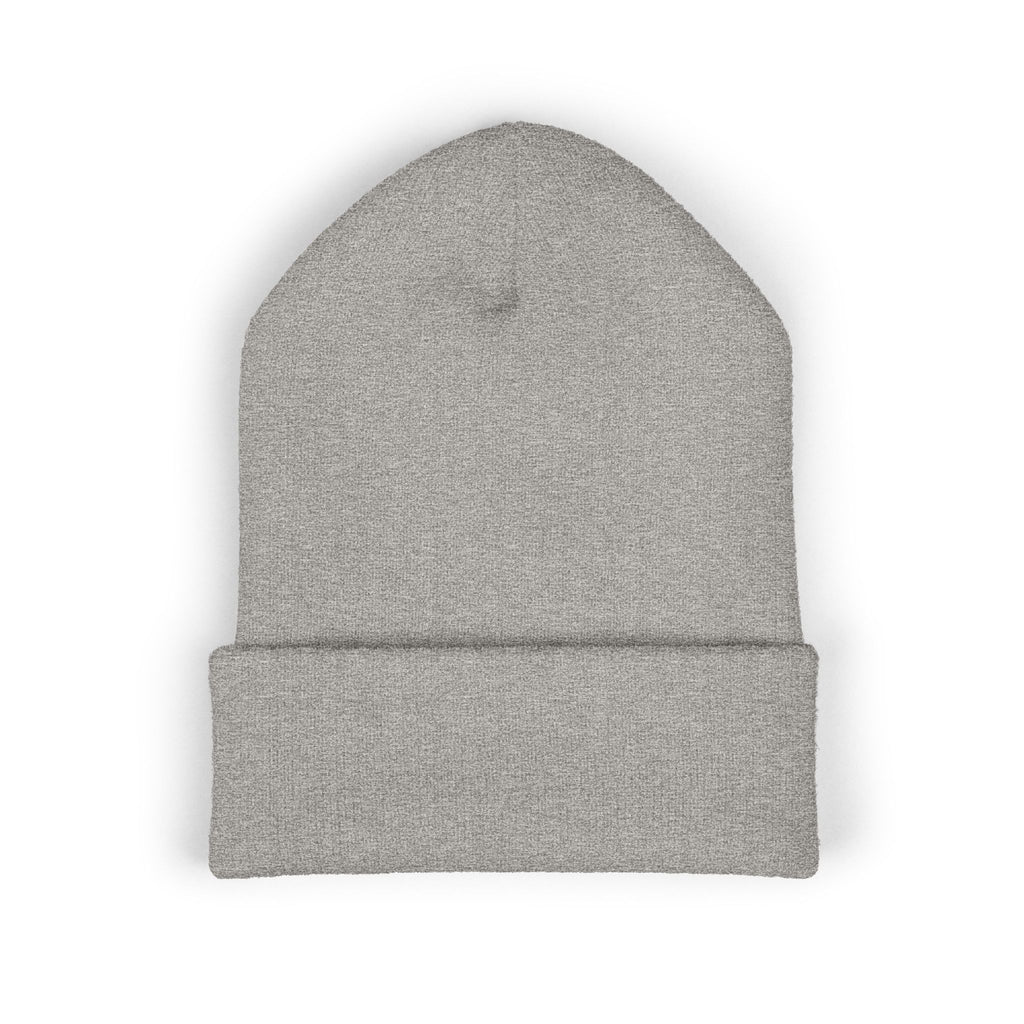 Embroidered "Lynchpin of Bensonhurst" Cuffed Beanie — Cozy Yellow Knit Hat