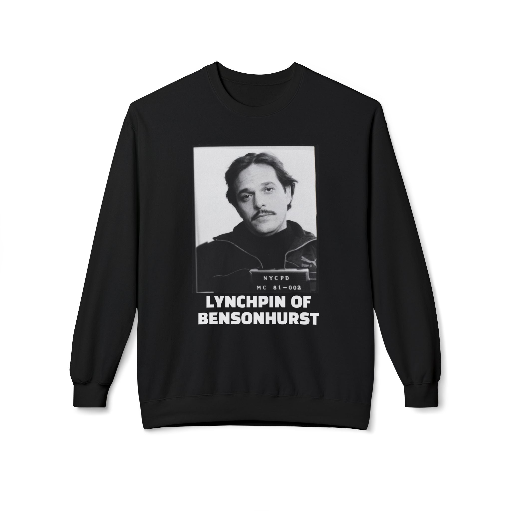 Mug Shot Vintage Portrait Crewneck Sweatshirt