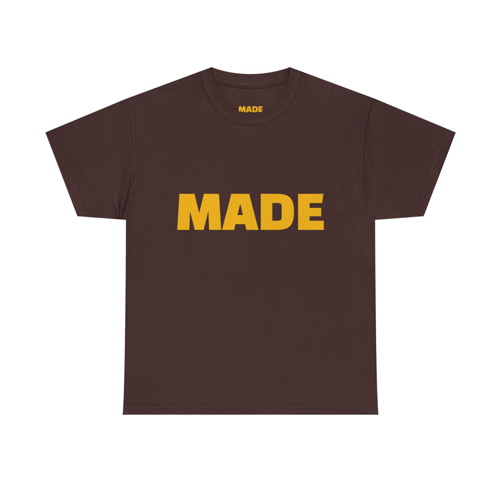 Made Statement Unisex Heavy Cotton Tee | Casual Wear, Gift for Creatives, Festival Tee, Summer Style, Everyday Comfort
