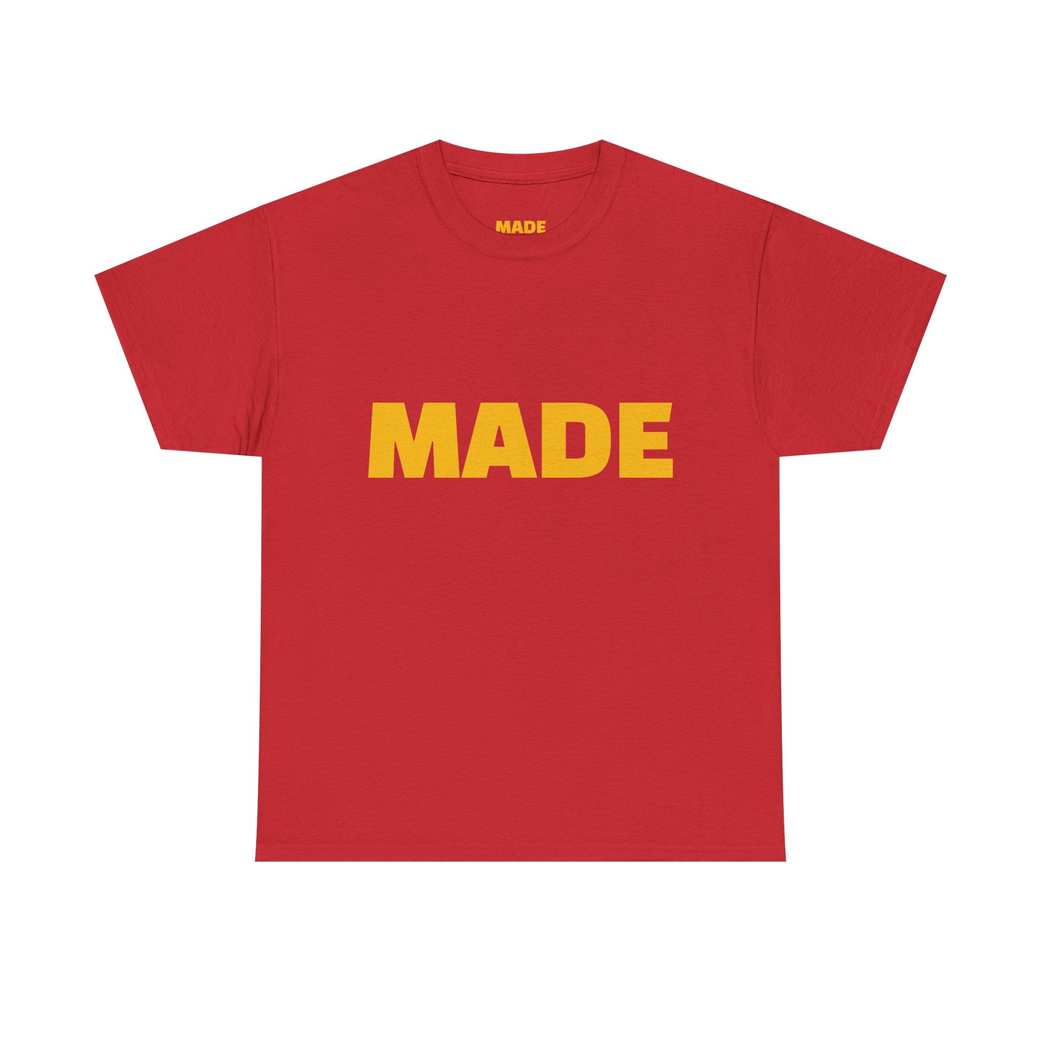 Made Statement Unisex Heavy Cotton Tee | Casual Wear, Gift for Creatives, Festival Tee, Summer Style, Everyday Comfort