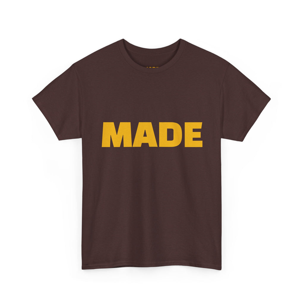 Made Statement Unisex Heavy Cotton Tee | Casual Wear, Gift for Creatives, Festival Tee, Summer Style, Everyday Comfort