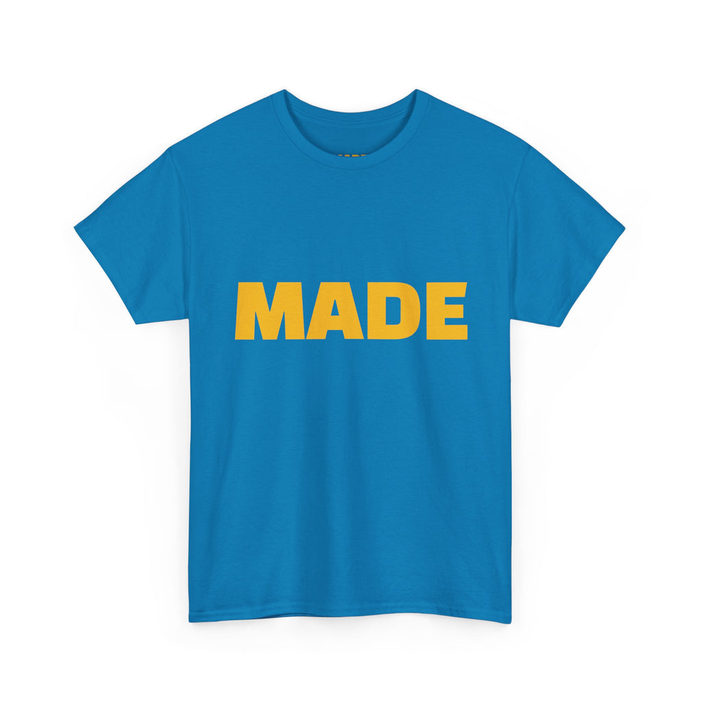 Made Statement Unisex Heavy Cotton Tee | Casual Wear, Gift for Creatives, Festival Tee, Summer Style, Everyday Comfort